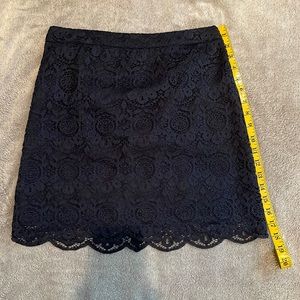 Hollister navy lace miniskirt, size 7